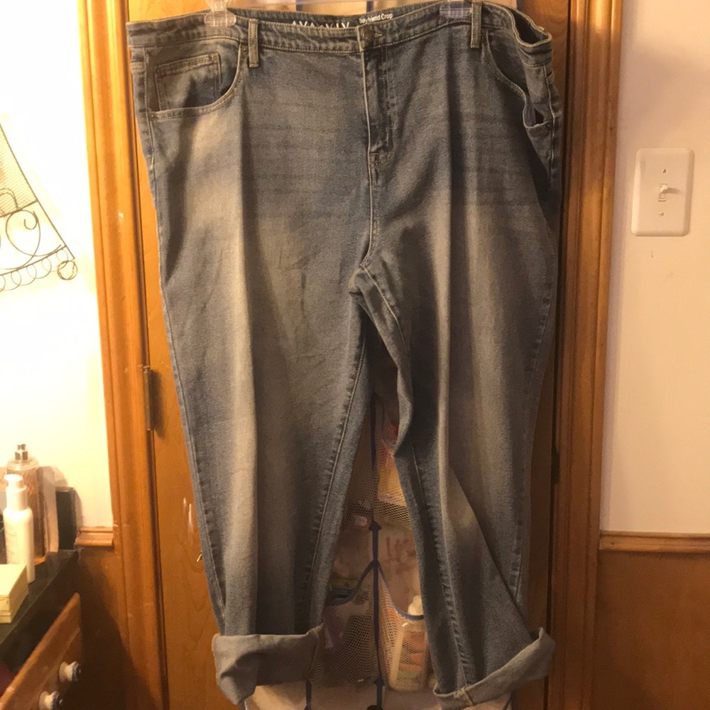Boyfriend crop jean